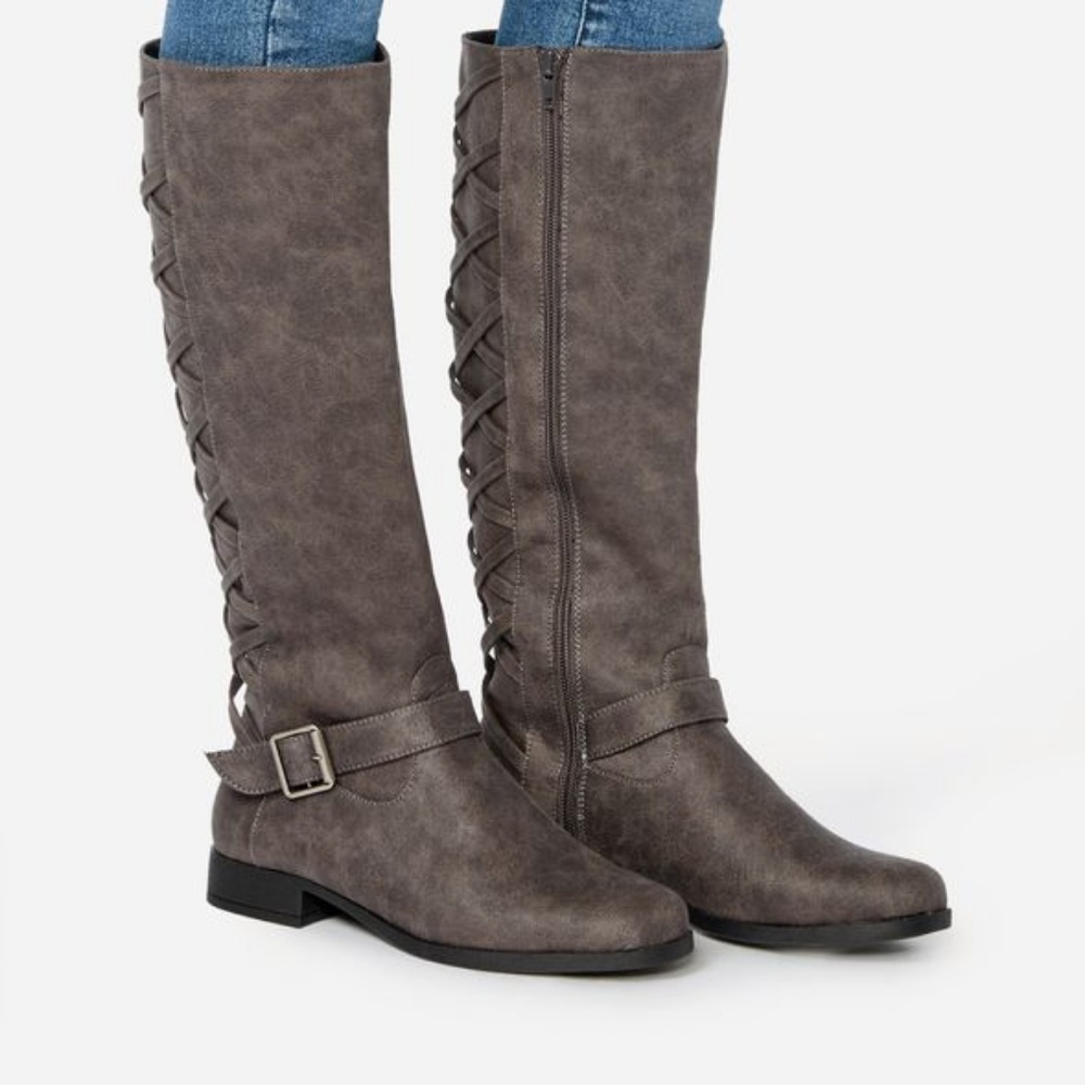 Marnie Corset Back Boot by JustFab
